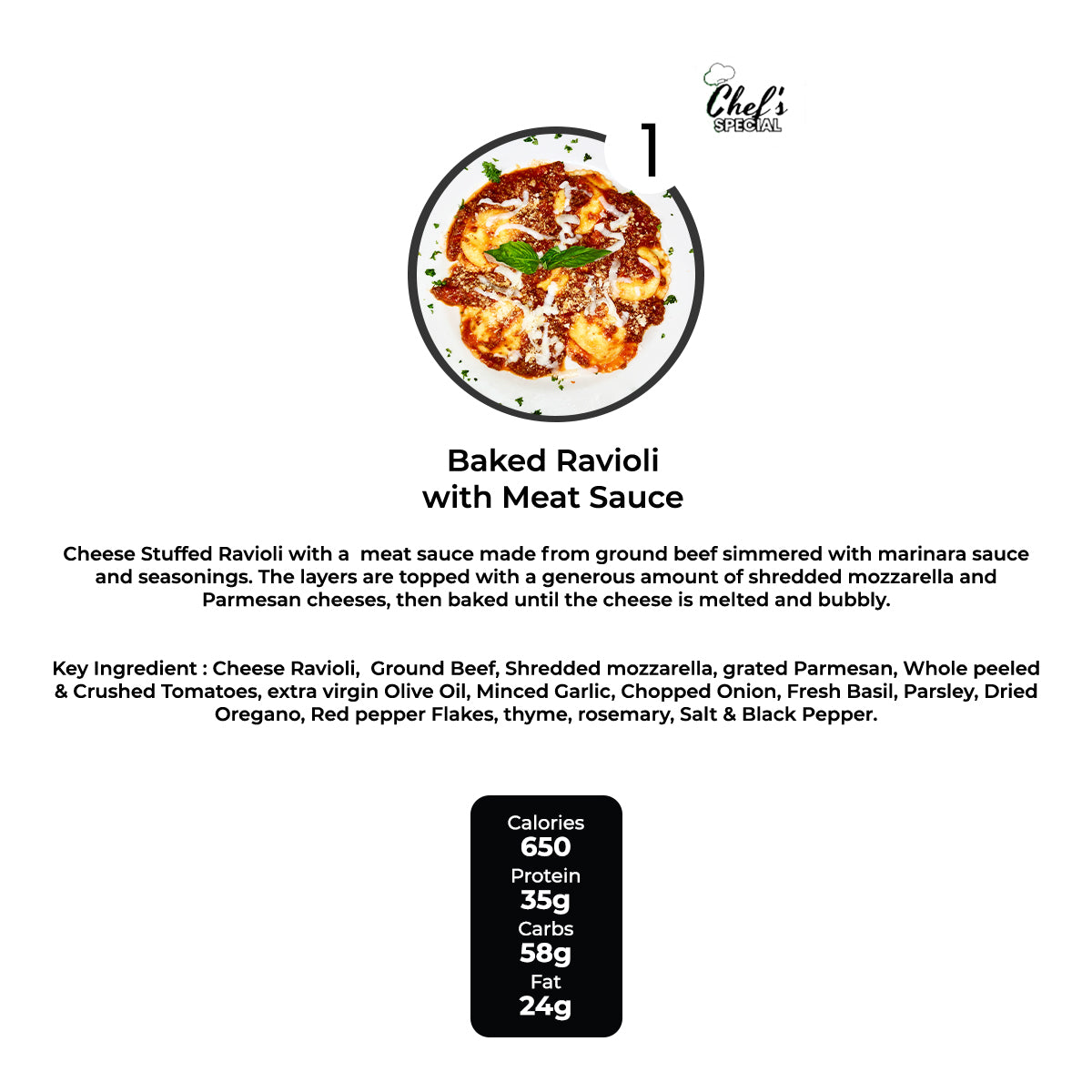 Italian Meal Prep Montgomery | 5 MEAL PLAN